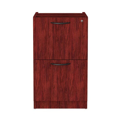 Alera Alera Valencia Series Full Pedestal File Left Or Right 2 Legal/letter-size File Drawers Mahogany 15.63 X 20.5 X 28.5 - Furniture -