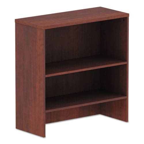 Alera Alera Valencia Series Hutch 3 Compartments 34.13w X 15d X 35.38h Medium Cherry - Furniture - Alera®