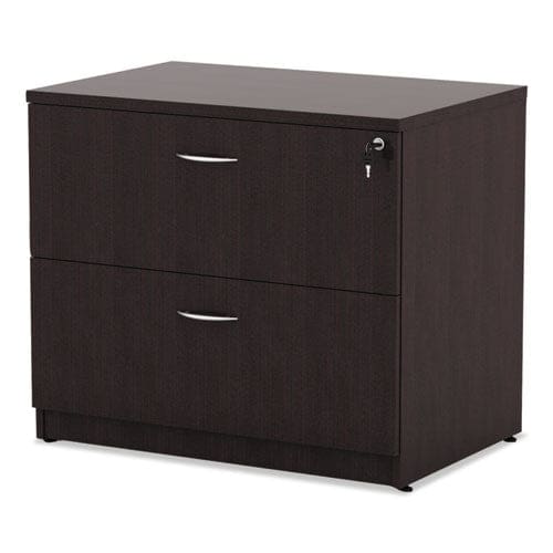 Alera Alera Valencia Series Lateral File 2 Legal/letter-size File Drawers Espresso 34 X 22.75 X 29.5 - Furniture - Alera®