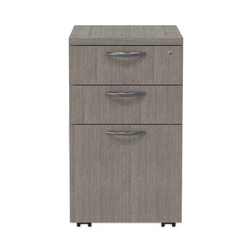 Alera Alera Valencia Series Mobile Pedestal File Left/right 3-drawer: Box/box/file Legal/letter Gray 15.88 X 20.5 X 28.39 - Furniture -