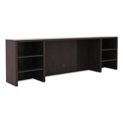 Alera Alera Valencia Series Organizer Hutch 70.63w X 11.75d X 23.63h Espresso - Furniture - Alera®