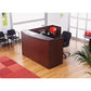 Alera Alera Valencia Series Reception Desk With Transaction Counter 71 X 35.5 X 29.5 To 42.5 Mahogany - Furniture - Alera®