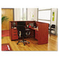 Alera Alera Valencia Series Reception Desk With Transaction Counter 71 X 35.5 X 29.5 To 42.5 Medium Cherry - Furniture - Alera®