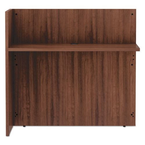 Alera Alera Valencia Series Reversible Reception Return 44.13w X 23.63d X 41.5h Modern Walnut - Furniture - Alera®