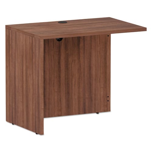 Alera Alera Valencia Series Reversible Return/bridge Shell 35w X 23.63d X 29.5h Modern Walnut - Furniture - Alera®