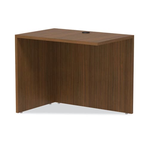 Alera Alera Valencia Series Reversible Return/bridge Shell 35w X 23.63d X 29.5h Modern Walnut - Furniture - Alera®