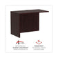 Alera Alera Valencia Series Reversible Return/bridge Shell 42w X 23.63d X 29.5h. Mahogany - Furniture - Alera®