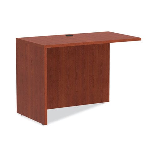 Alera Alera Valencia Series Reversible Return/bridge Shell 42w X 23.63d X 29.5h Medium Cherry - Furniture - Alera®