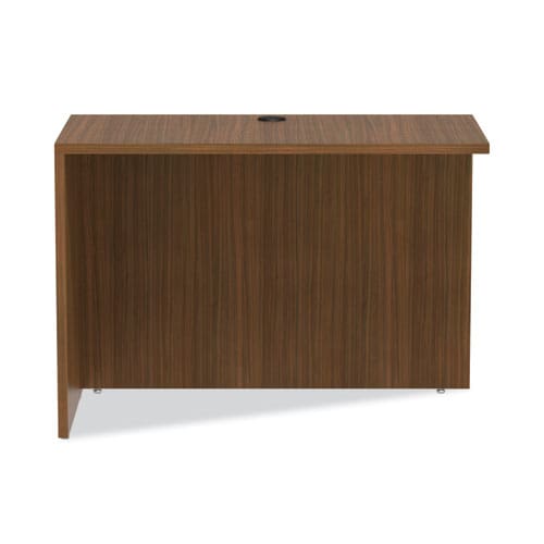 Alera Alera Valencia Series Reversible Return/bridge Shell 42w X 23.63d X 29.5h Modern Walnut - Furniture - Alera®