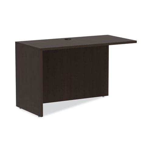 Alera Alera Valencia Series Reversible Return/bridge Shell 47.25w X 23.63d X 29.5h Espresso - Furniture - Alera®