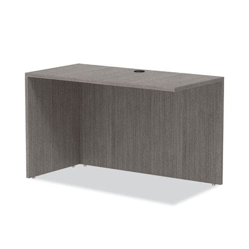 Alera Alera Valencia Series Reversible Return/bridge Shell 47.25w X 23.63d X 29.5h Gray - Furniture - Alera®