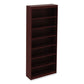 Alera Alera Valencia Series Square Corner Bookcase Seven-shelf 35.63w X 11.81d X 83.86h Mahogany - Furniture - Alera®