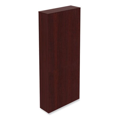 Alera Alera Valencia Series Square Corner Bookcase Seven-shelf 35.63w X 11.81d X 83.86h Mahogany - Furniture - Alera®