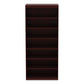 Alera Alera Valencia Series Square Corner Bookcase Seven-shelf 35.63w X 11.81d X 83.86h Mahogany - Furniture - Alera®