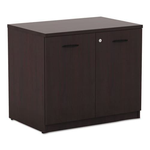 Alera Alera Valencia Series Storage Cabinet 34.13w X 22.78d X 29.5h Mahogany - Furniture - Alera®