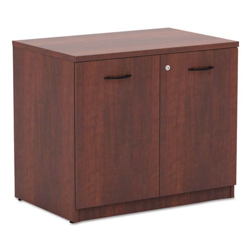 Alera Alera Valencia Series Storage Cabinet 34.13w X 22.78d X 29h Medium Cherry - Furniture - Alera®