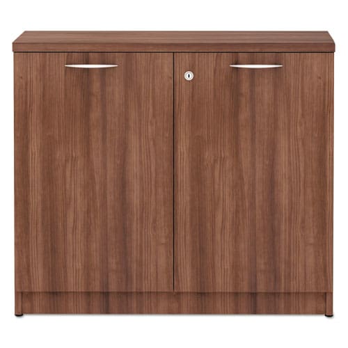 Alera Alera Valencia Series Storage Cabinet 34.3w X 22.78d X 29.5h Modern Walnut - Furniture - Alera®