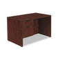 Alera Alera Valencia Series Straight Front Desk Shell 47.25 X 29.5 X 29.63 Mahogany - Furniture - Alera®