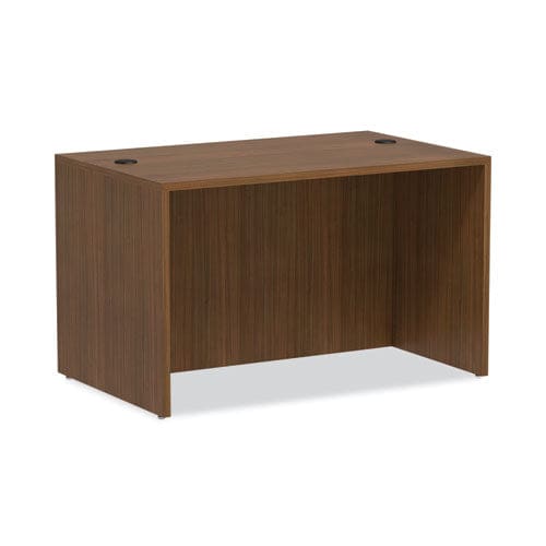 Alera Alera Valencia Series Straight Front Desk Shell 47.25 X 29.5 X 29.63 Modern Walnut - Furniture - Alera®