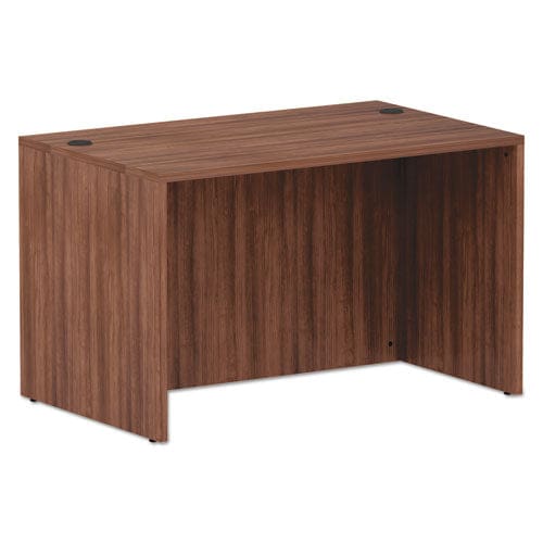 Alera Alera Valencia Series Straight Front Desk Shell 47.25 X 29.5 X 29.63 Modern Walnut - Furniture - Alera®