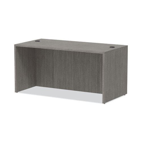 Alera Alera Valencia Series Straight Front Desk Shell 59.13 X 29.5 X 29.63 Gray - Furniture - Alera®