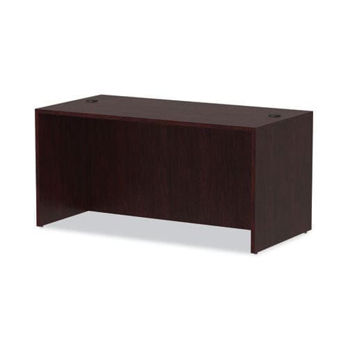 Alera Alera Valencia Series Straight Front Desk Shell 59.13 X 29.5 X 29.63 Mahogany - Furniture - Alera®