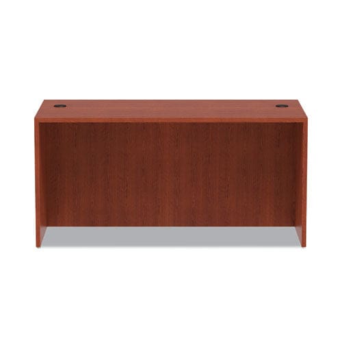 Alera Alera Valencia Series Straight Front Desk Shell 59.13 X 29.5 X 29.63 Medium Cherry - Furniture - Alera®