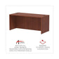 Alera Alera Valencia Series Straight Front Desk Shell 65 X 29.5 X 29.63 Medium Cherry - Furniture - Alera®