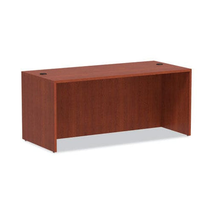 Alera Alera Valencia Series Straight Front Desk Shell 65 X 29.5 X 29.63 Medium Cherry - Furniture - Alera®