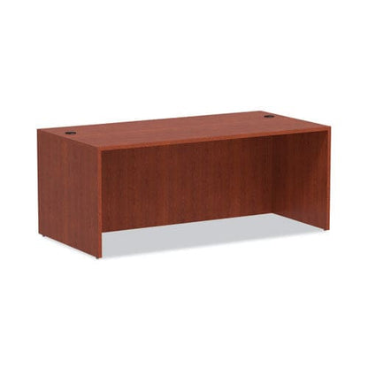 Alera Alera Valencia Series Straight Front Desk Shell 71 X 35.5 X 29.63 Medium Cherry - Furniture - Alera®