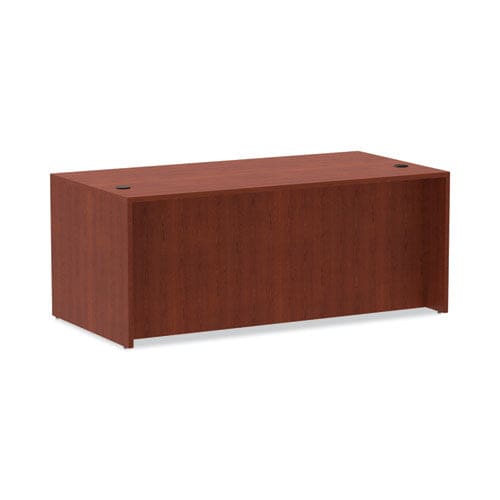 Alera Alera Valencia Series Straight Front Desk Shell 71 X 35.5 X 29.63 Medium Cherry - Furniture - Alera®