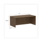 Alera Alera Valencia Series Straight Front Desk Shell 71 X 35.5 X 29.63 Modern Walnut - Furniture - Alera®