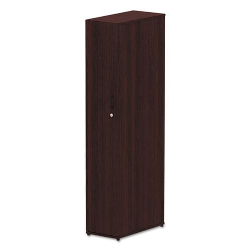 Alera Alera Valencia Series Wardrobe 11.88w X 22.78d X 65h Mahogany - Furniture - Alera®