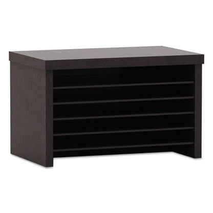 Alera Alera Valencia Under Counter File Organizer Shelf 15.75w X 9.88d X 10.88h Espresso - Furniture - Alera®