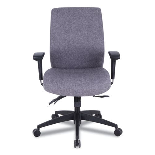 Alera Alera Wrigley Series 24/7 High Performance Mid-back Multifunction Task Chair Supports Up To 275 Lb Gray Black Base - Furniture -