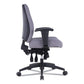 Alera Alera Wrigley Series 24/7 High Performance Mid-back Multifunction Task Chair Supports Up To 275 Lb Gray Black Base - Furniture -