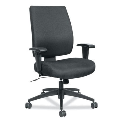 Alera Alera Wrigley Series High Performance Mid-back Synchro-tilt Task Chair Supports 275 Lb 17.91 To 21.88 Seat Height Black - Furniture -