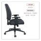 Alera Alera Wrigley Series High Performance Mid-back Synchro-tilt Task Chair Supports 275 Lb 17.91 To 21.88 Seat Height Black - Furniture -