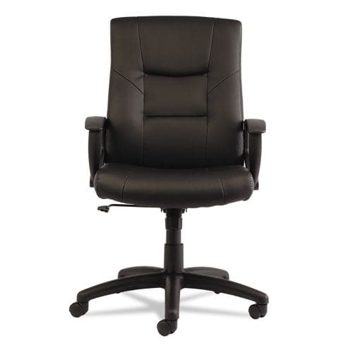 Alera Alera Yr Series Executive High-back Swivel/tilt Bonded Leather Chair Supports 275 Lb 17.71 To 21.65 Seat Height Black - Furniture -