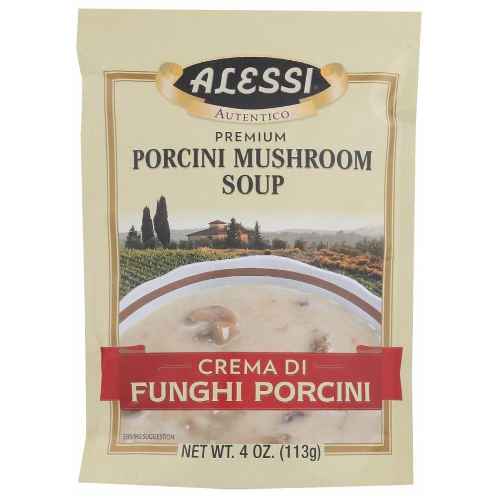 ALESSI Grocery > Soups & Stocks ALESSI: Porcini Mushroom Soup, 4 oz