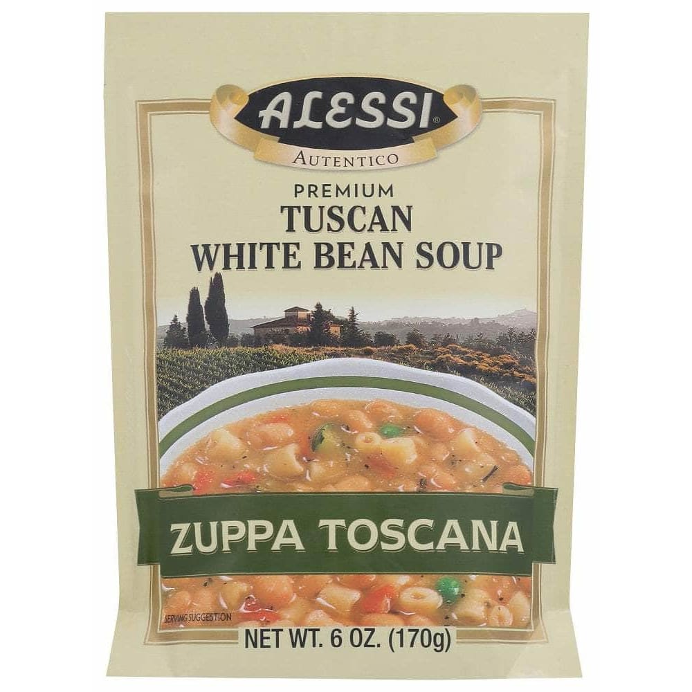 ALESSI Alessi Tuscan White Bean Soup, 6 Oz