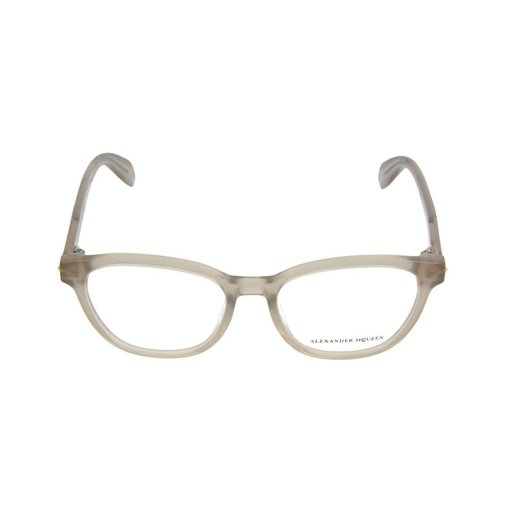 Alexander McQueen AM0077O Eyewear Grey - Prescription Eyewear - Alexander McQueen