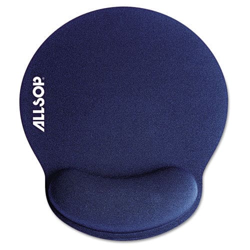 Allsop Mousepad Pro Memory Foam Mouse Pad With Wrist Rest 9 X 10 Blue - Technology - Allsop®