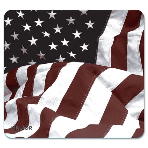 Allsop Naturesmart Mouse Pad 8.5 X 8 American Flag Design - Technology - Allsop®