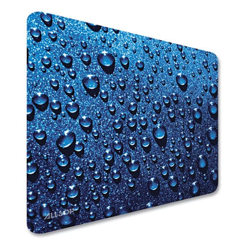 Allsop Naturesmart Mouse Pad 8.5 X 8 Raindrops Design - Technology - Allsop®