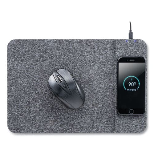 Allsop Powertrack Wireless Charging Mouse Pad 13 X 8.75 Gray - Technology - Allsop®