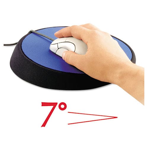 Allsop Wrist Aid Ergonomic Circular Mouse Pad 9 Dia. Cobalt - Technology - Allsop®