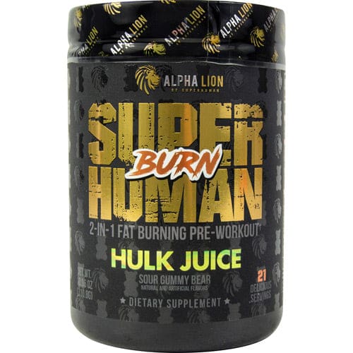 Alpha Lion Superhuman Burn Hulk Juice 21 ea - Alpha Lion