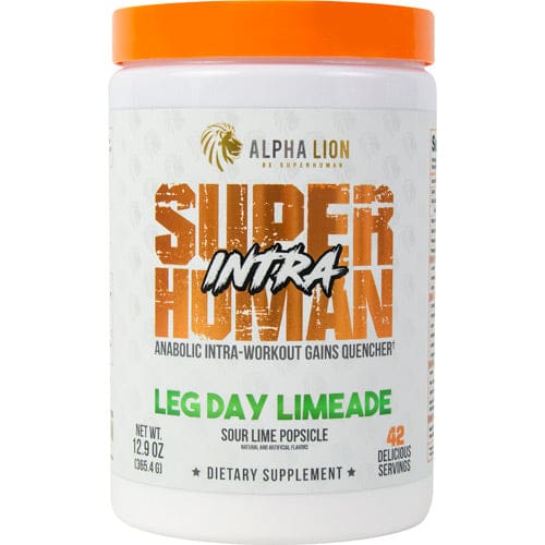 Alpha Lion Superhuman Intra Leg Day Limeade Sour Lime Popsicle 42 servings - Alpha Lion