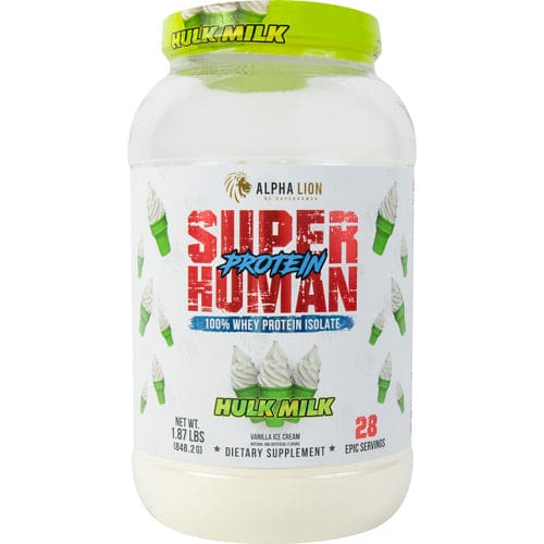 Alpha Lion Superhuman Protein Hulk Milk Vanilla Ice Cream 28 servings - Alpha Lion